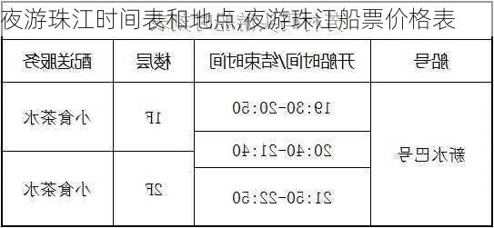 夜游珠江时间表和地点,夜游珠江船票价格表-第3张图片-奥莱旅游网