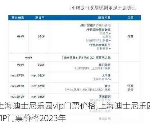 上海迪士尼乐园vip门票价格,上海迪士尼乐园VIP门票价格2023年-第3张图片-奥莱旅游网