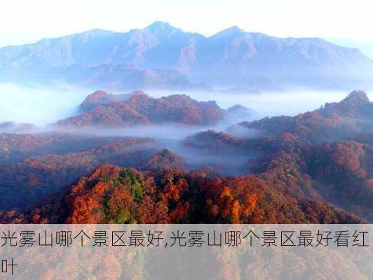 光雾山哪个景区最好,光雾山哪个景区最好看红叶-第3张图片-奥莱旅游网