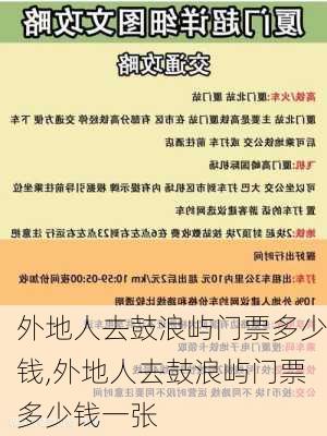 外地人去鼓浪屿门票多少钱,外地人去鼓浪屿门票多少钱一张-第2张图片-奥莱旅游网