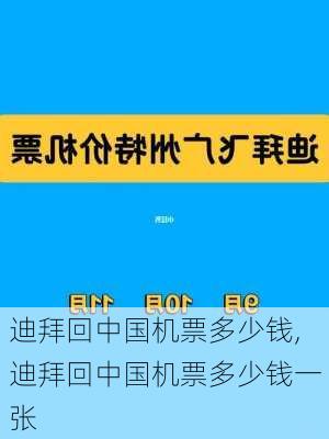 迪拜回中国机票多少钱,迪拜回中国机票多少钱一张-第2张图片-奥莱旅游网