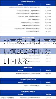 北京农展馆,北京农展馆2024年展会时间表格-第2张图片-奥莱旅游网