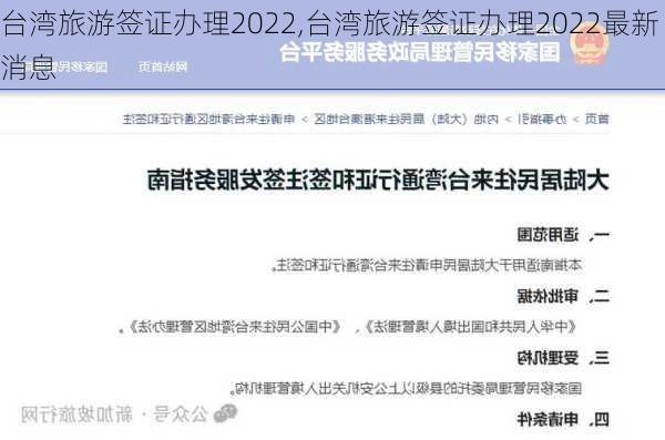 台湾旅游签证办理2022,台湾旅游签证办理2022最新消息-第2张图片-奥莱旅游网