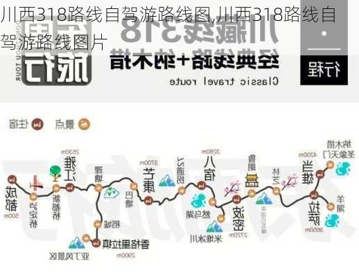 川西318路线自驾游路线图,川西318路线自驾游路线图片-第2张图片-奥莱旅游网