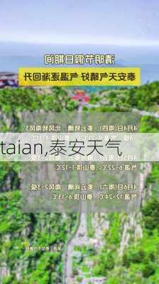 taian,泰安天气-第2张图片-奥莱旅游网