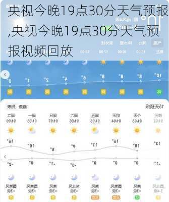 央视今晚19点30分天气预报,央视今晚19点30分天气预报视频回放-第3张图片-奥莱旅游网