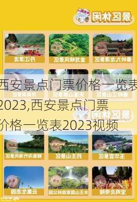 西安景点门票价格一览表2023,西安景点门票价格一览表2023视频-第3张图片-奥莱旅游网