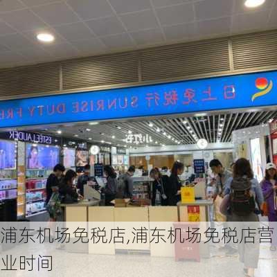 浦东机场免税店,浦东机场免税店营业时间-第2张图片-奥莱旅游网