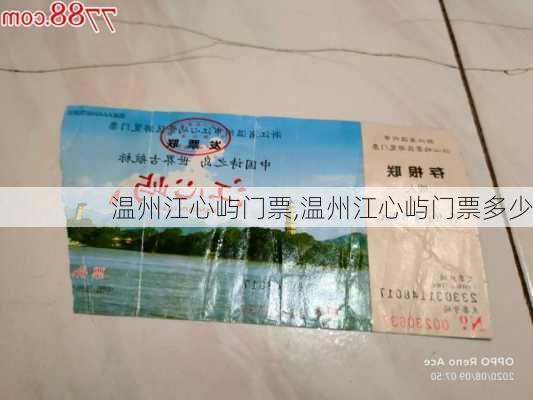 温州江心屿门票,温州江心屿门票多少-第2张图片-奥莱旅游网