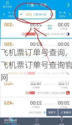 飞机票订单号查询,飞机票订单号查询官网-第3张图片-奥莱旅游网