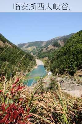 临安浙西大峡谷,-第3张图片-奥莱旅游网