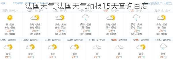 法国天气,法国天气预报15天查询百度-第1张图片-奥莱旅游网