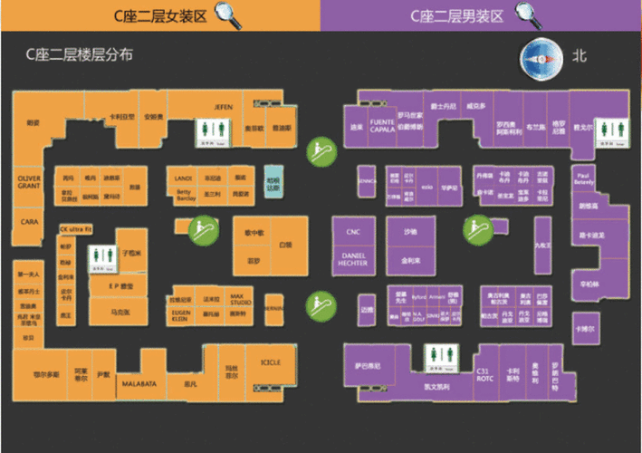 燕莎奥特莱斯购物中心,燕莎奥特莱斯购物中心品牌分布图-第3张图片-奥莱旅游网