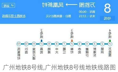 广州地铁8号线,广州地铁8号线地铁线路图