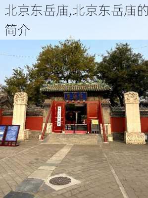 北京东岳庙,北京东岳庙的简介-第3张图片-奥莱旅游网