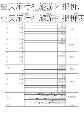 重庆旅行社旅游团报价,重庆旅行社旅游团报价表-第1张图片-奥莱旅游网