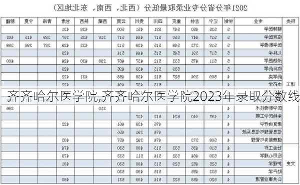 齐齐哈尔医学院,齐齐哈尔医学院2023年录取分数线-第3张图片-奥莱旅游网