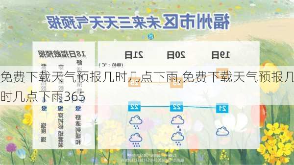 免费下载天气预报几时几点下雨,免费下载天气预报几时几点下雨365-第2张图片-奥莱旅游网