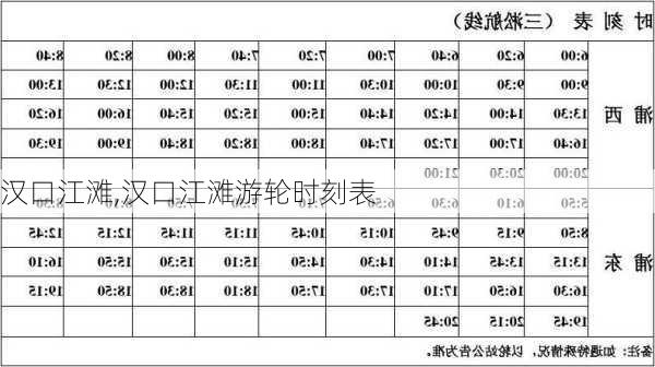 汉口江滩,汉口江滩游轮时刻表-第2张图片-奥莱旅游网