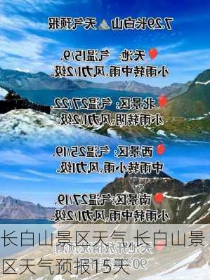 长白山景区天气,长白山景区天气预报15天-第2张图片-奥莱旅游网