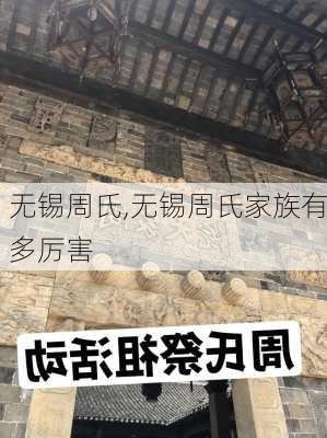 无锡周氏,无锡周氏家族有多厉害-第2张图片-奥莱旅游网