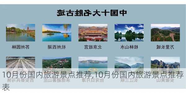 10月份国内旅游景点推荐,10月份国内旅游景点推荐表-第1张图片-奥莱旅游网