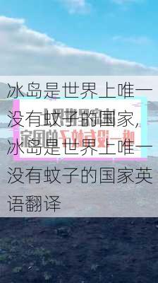 冰岛是世界上唯一没有蚊子的国家,冰岛是世界上唯一没有蚊子的国家英语翻译-第2张图片-奥莱旅游网