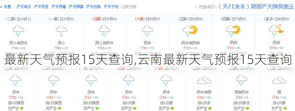 最新天气预报15天查询,云南最新天气预报15天查询-第3张图片-奥莱旅游网