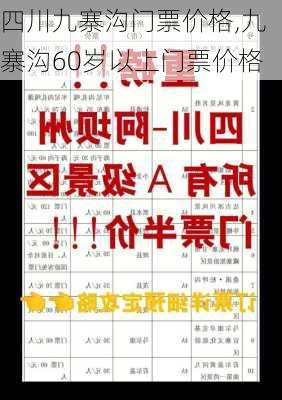 四川九寨沟门票价格,九寨沟60岁以上门票价格-第3张图片-奥莱旅游网