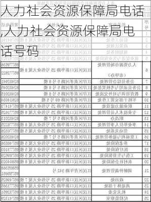 人力社会资源保障局电话,人力社会资源保障局电话号码-第3张图片-奥莱旅游网