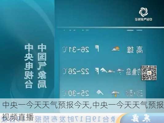 中央一今天天气预报今天,中央一今天天气预报视频直播-第2张图片-奥莱旅游网