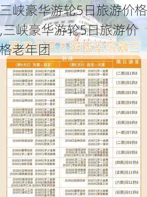 三峡豪华游轮5日旅游价格,三峡豪华游轮5日旅游价格老年团-第2张图片-奥莱旅游网