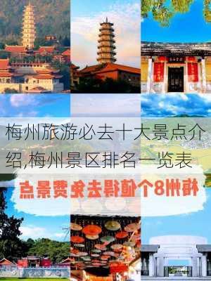 梅州旅游必去十大景点介绍,梅州景区排名一览表-第1张图片-奥莱旅游网