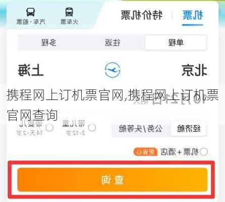 携程网上订机票官网,携程网上订机票官网查询-第1张图片-奥莱旅游网