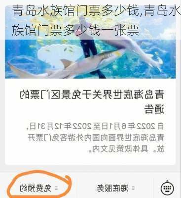 青岛水族馆门票多少钱,青岛水族馆门票多少钱一张票-第2张图片-奥莱旅游网