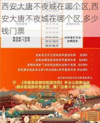 西安大唐不夜城在哪个区,西安大唐不夜城在哪个区,多少钱门票