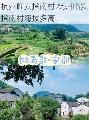 杭州临安指南村,杭州临安指南村海拔多高-第1张图片-奥莱旅游网