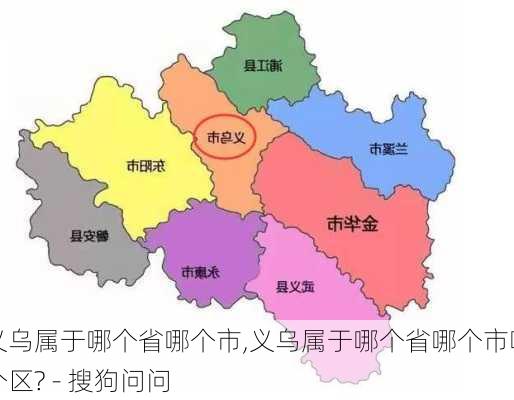 义乌属于哪个省哪个市,义乌属于哪个省哪个市哪个区? - 搜狗问问