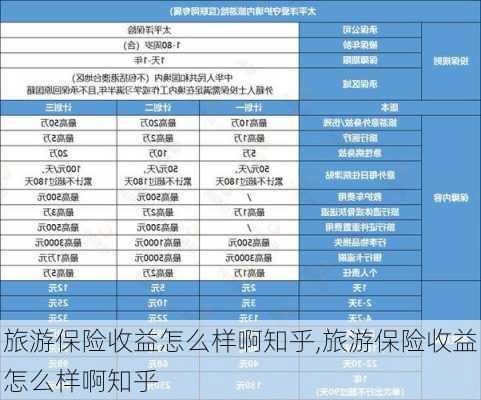 旅游保险收益怎么样啊知乎,旅游保险收益怎么样啊知乎-第1张图片-奥莱旅游网