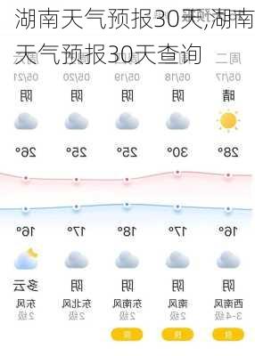 湖南天气预报30天,湖南天气预报30天查询-第2张图片-奥莱旅游网