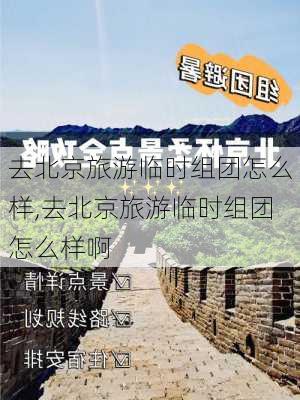 去北京旅游临时组团怎么样,去北京旅游临时组团怎么样啊-第2张图片-奥莱旅游网