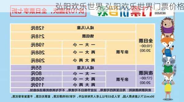 弘阳欢乐世界,弘阳欢乐世界门票价格-第2张图片-奥莱旅游网