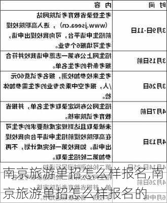 南京旅游单招怎么样报名,南京旅游单招怎么样报名的-第2张图片-奥莱旅游网